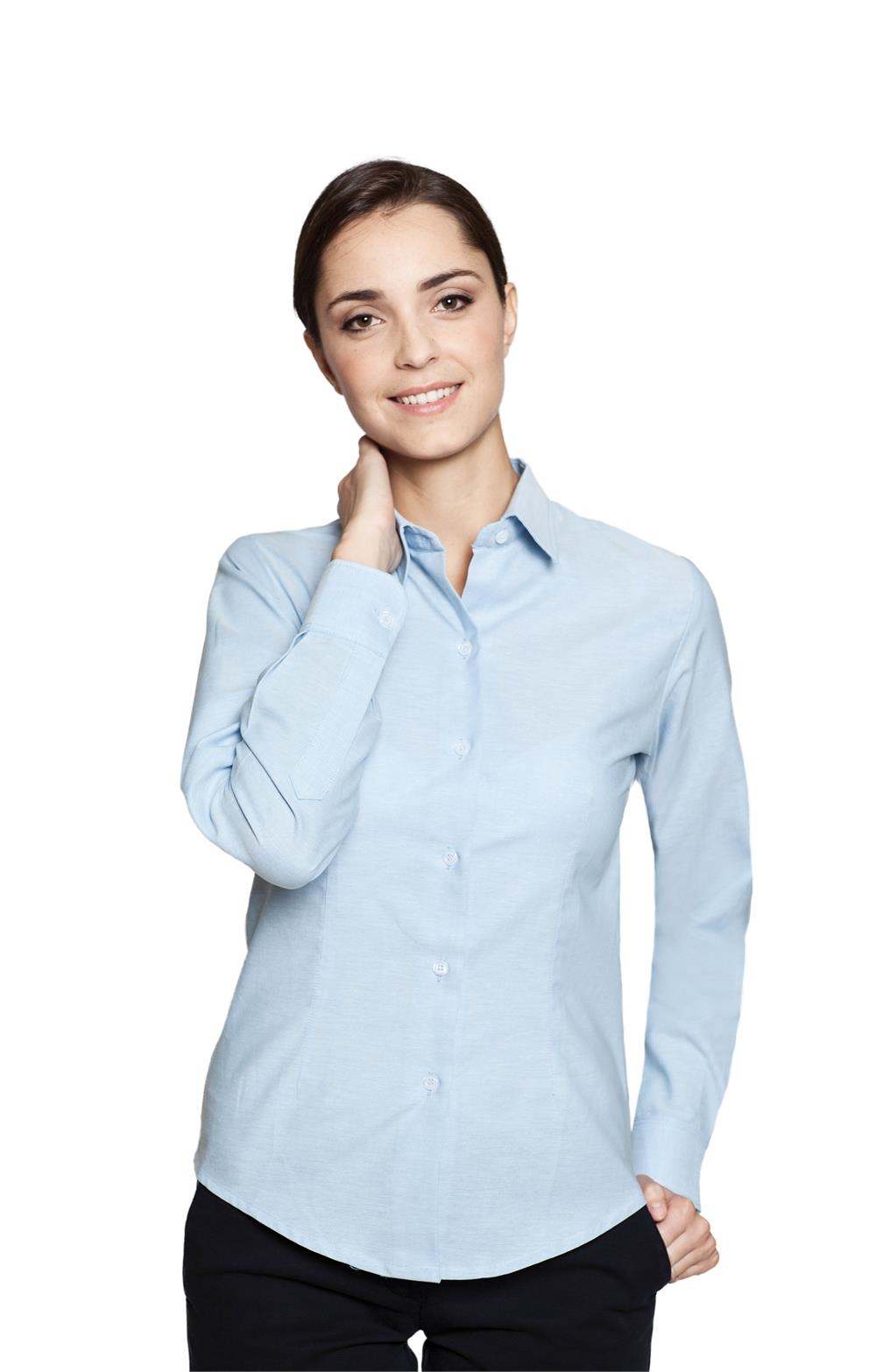Blusa de tejido oxford
